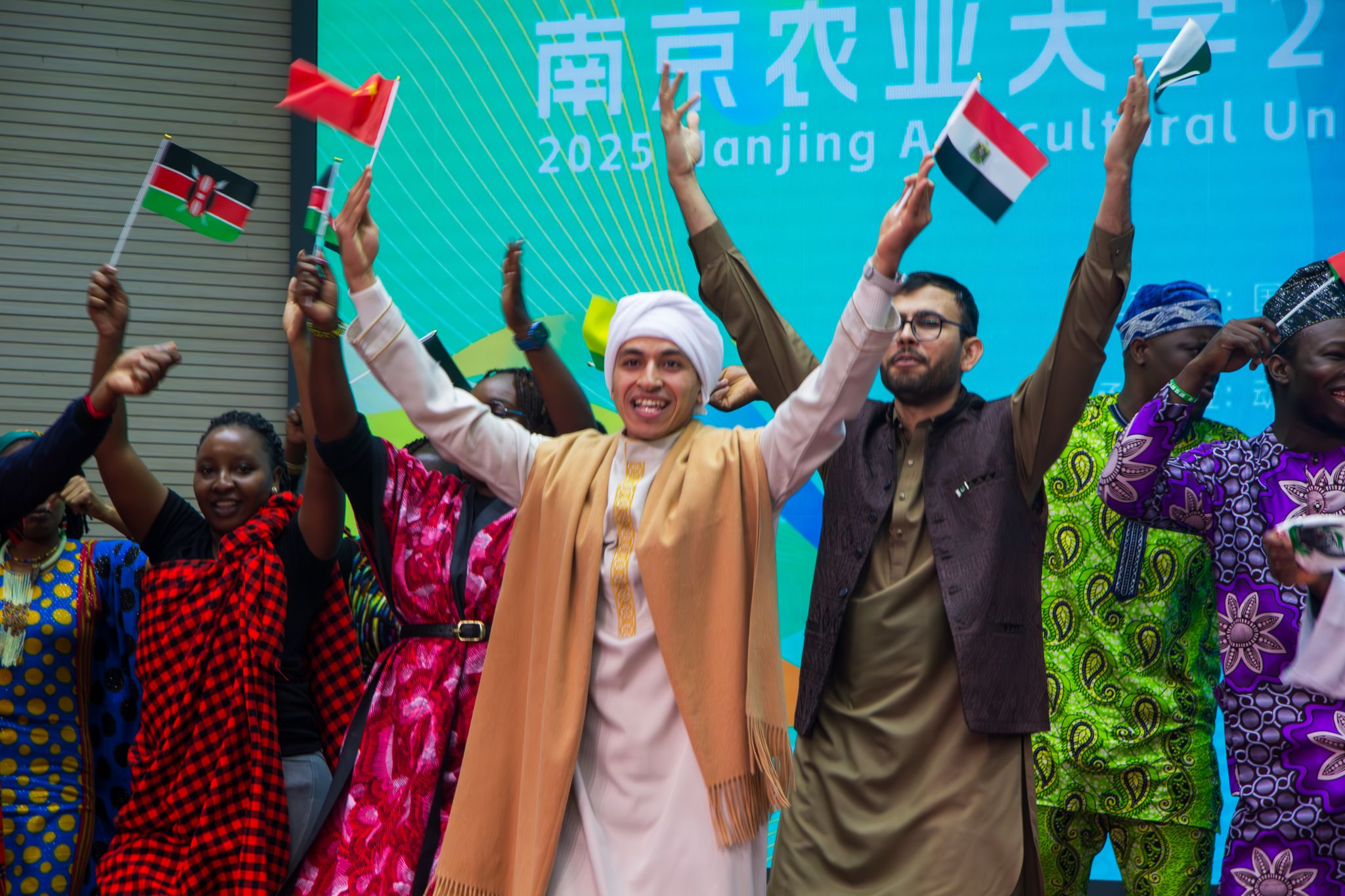 太极功夫扇表演